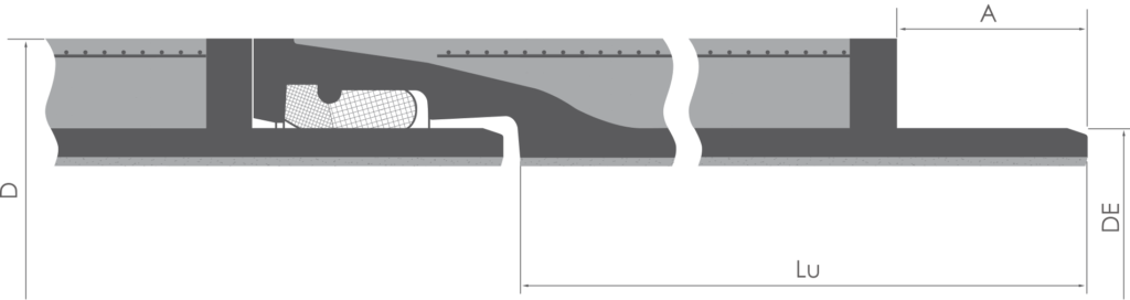 XTJ Jacking Pipe joint diagram